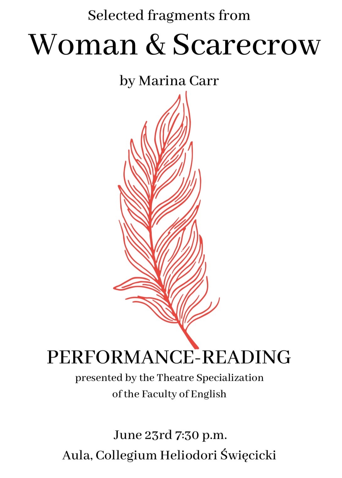 promotional poster for the event