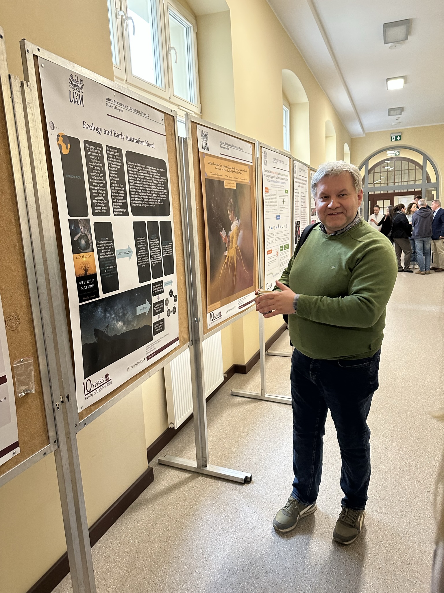 Photograph taken at the event, showing people and/or posters that were part of the event
